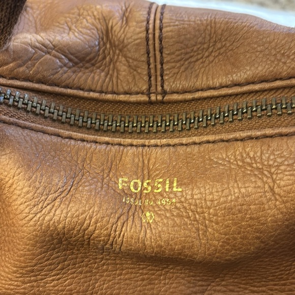Fossil 'Olive' Pebble Leather Satchel
Crossbody Bag Cognac Boho Rare - Picture 12 of 16